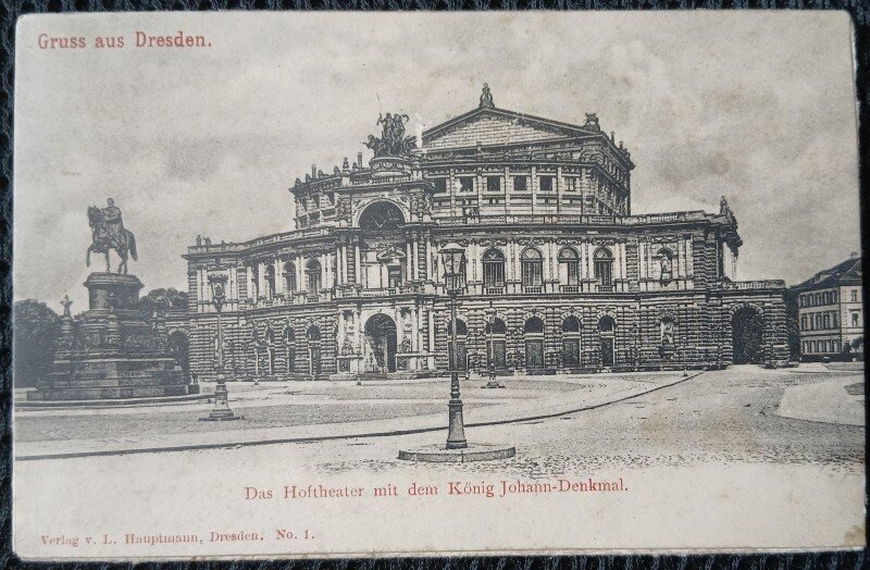 Set 11 ilustratii din Dresden, din perioada interbelica