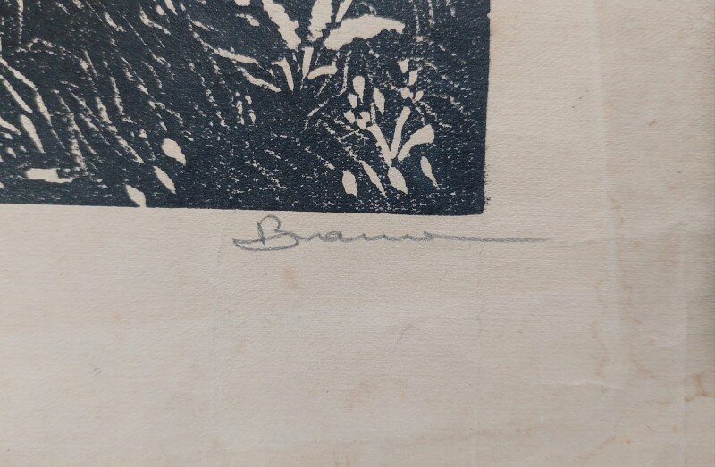 Snopii - Nicolae Brana - xilogravura