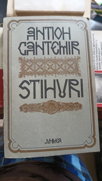 Stihuri - Antioh Cantemir  cartonata
