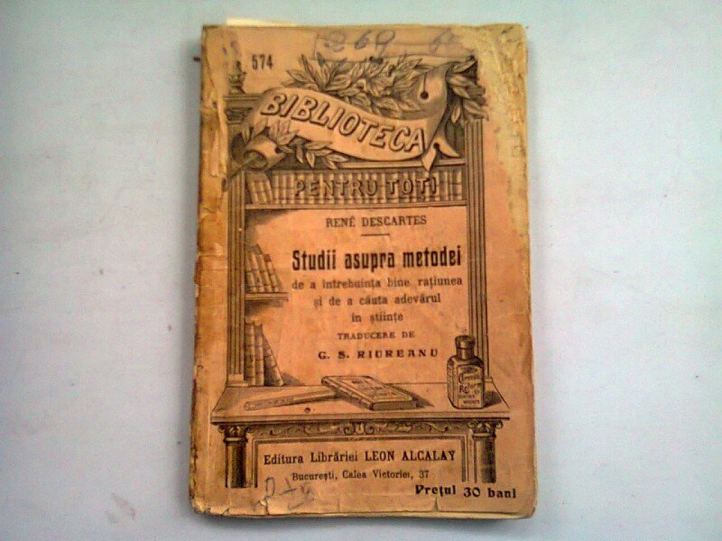 STUDII ASUPRA METODEI - RENE DESCARTES