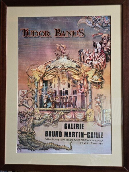 Tablou Tudor Banus - Afis de expozitie (1986)