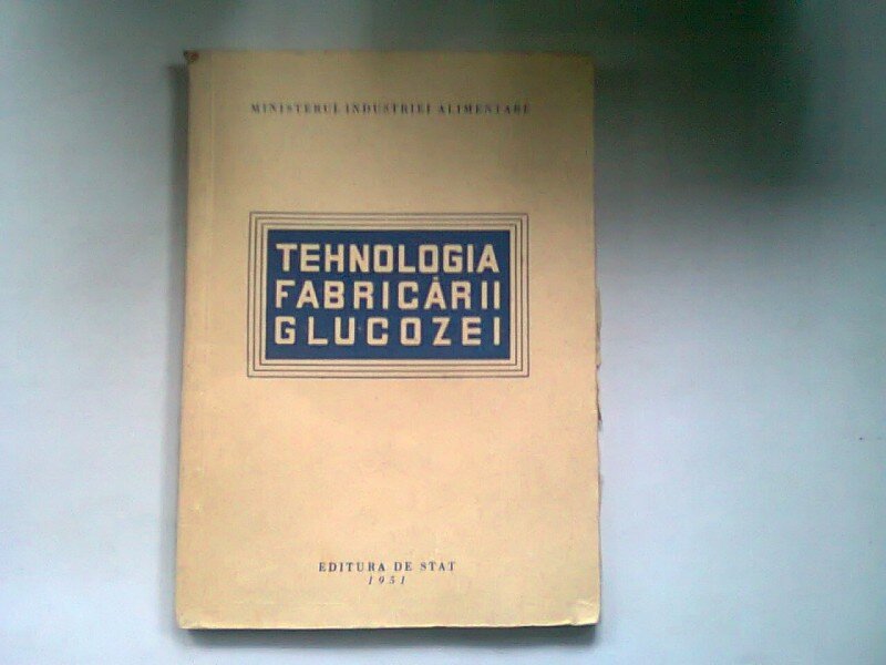 TEHNOLOGIA FABRICARII GLUCOZEI