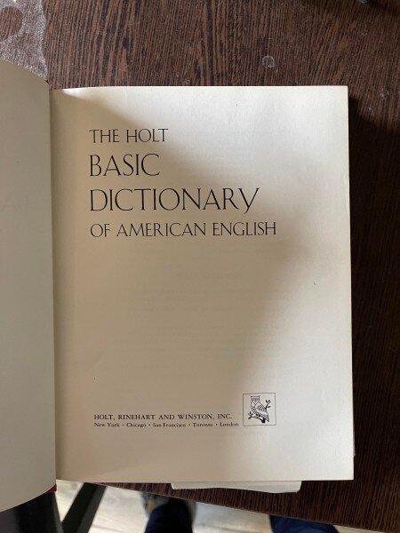 The holt basic dictionary of american english