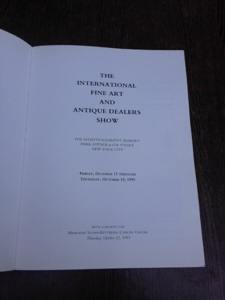 The International  fine Art and Antique Dealers show, 1995  (text in limba engleza)