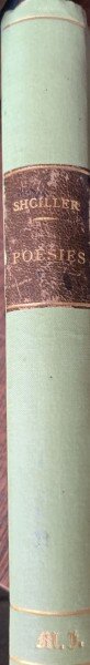 Poesies (Poezii - carte in franceza) - Schiller