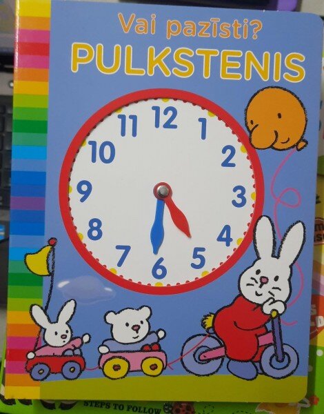 Vai pazisti? Pulkstenis (Stiati ca? Ceasul - carte in limba letona)