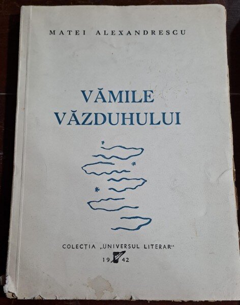 Vamile vazduhului - Matei Alexandrescu  cu dedicatia autorului