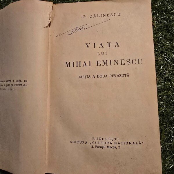 Viata lui Mihai Eminescu - G. Calinescu editia a doua revazuta