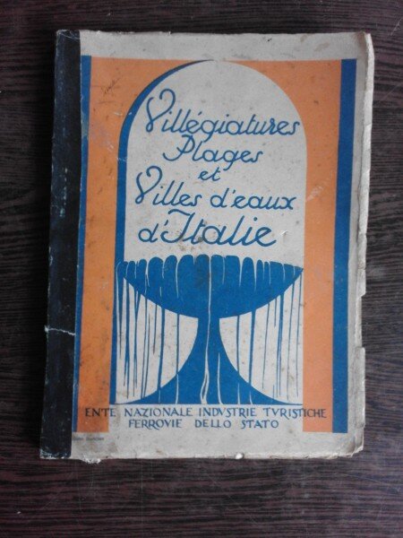 VILLEGIATURES, PLAGES ET VILLES D'EAUX D'ITALIE  (CARTE DE FOTOGRAFIE)
