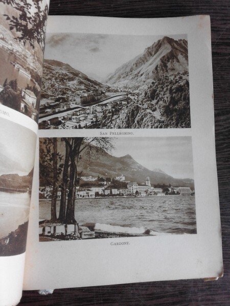 VILLEGIATURES, PLAGES ET VILLES D'EAUX D'ITALIE  (CARTE DE FOTOGRAFIE)