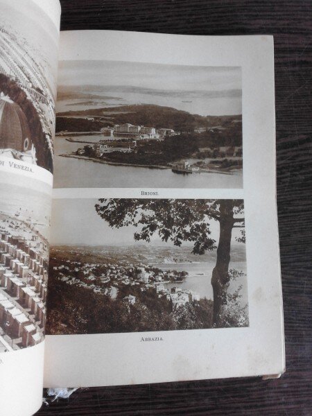 VILLEGIATURES, PLAGES ET VILLES D'EAUX D'ITALIE  (CARTE DE FOTOGRAFIE)