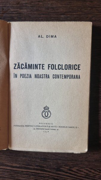 ZACAMINTE FOLCLORICEI IN POEZIA NOASTRA CONTEMPORANA-AL. DIMA