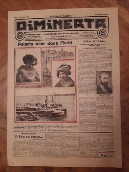 Ziarul Dimineata nr. 3.915 din 28 mai 1913