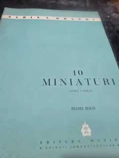 10 MINIATURI - SABIN V. DRAGOI  (SERIA A DOUA, PIANO SOLO)