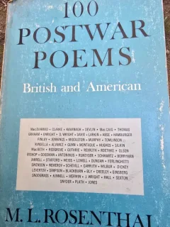 100 postwar poems british and american - M.L. Rosenthal