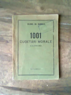 1001 CUGETARI MORALE - CULEGERE
