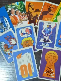 11 Calendare din perioada comunista. 1976, 1978, 1982 si 1983