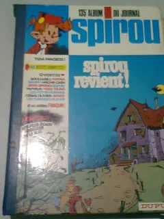 135 ALBUM DU JOURNAL SPIROU  (CARTE CU BENZI DESENATE, TEXT IN LIMBA FRANCEZA)