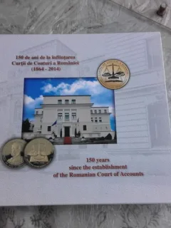 150 DE ANI DE LA ÎNFIINŢAREA CURTII DE CONTURI A ROMANIEI, 1864-2014  EDITIE BILINGBA, ROMANA/ENGLEZA