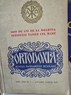 1600 DE ANI DE LA MOARTEA SFANTULUI VASILE CEL MARE