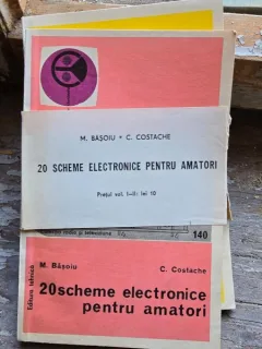 20 SCHEME ELECTRONICE PENTRU AMATORI - M. BASOIU  2 VOLUME