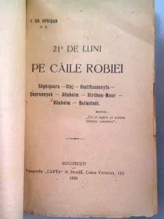 21 DE LUNI PE CAILE ROBIEI - I.GR OPRISAN