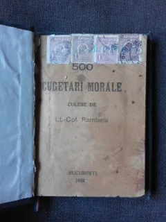 500 CUGETARI MORALE, CULESE DE LT.-COL. RAMBELA