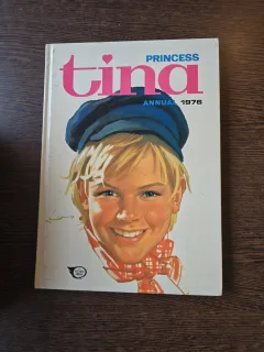 Princess Tina Annual 1976 - carte jocuri, benzi desenate in engleza