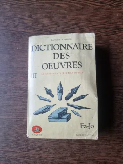 Dictionnaire des œuvres (Dictionar de opere - carte in franceza)  - Laffont - Bompiani - 5 volume