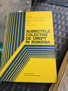 Subiectele colective de drept în România - Academia de Științe Sociale și Politice a Republicii Socialiste România