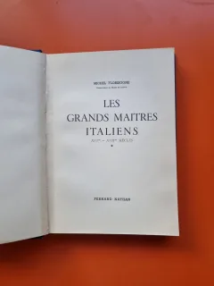 LES GRANDS MAITRES ITALIENS - Michel Florisoone