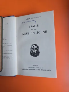 Traité de la mise en scène - Léon Moussinac- ex libris Dinu Ianculescu