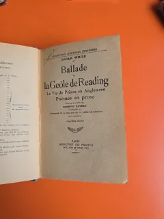 Ballade de la Géôle de Reading / Le portrait de Dorian Grey- Oscar Wilde - doua carti colegate