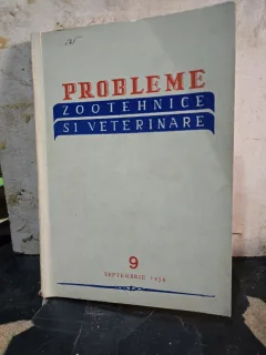 Probleme zootehnice si veterinarenr.9/1954 - Necunoscut