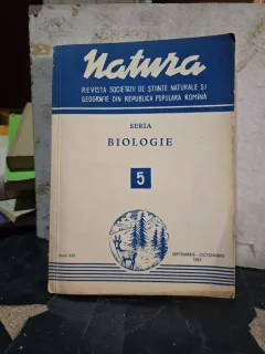 Natura nr 5/1961 - Revista Societății de Științe Naturale și Geografie din Republica Populară Română