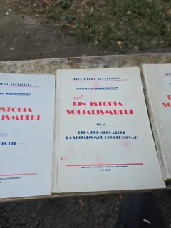 Din istoria socialismului - Charles Rappoport,  vol 1-3