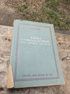 Mărirea conținutului în grăsime din laptele vacilor - A.A. Soloviev