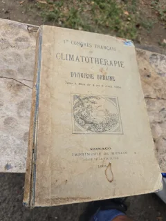 1er Congrès Français de Climatothérapie et d/Hygiène Urbaine - N/A