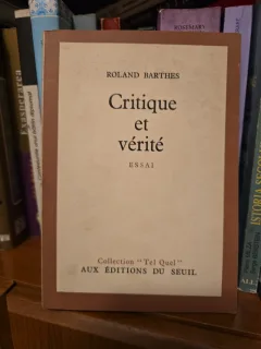 Critique et vérité - Roland Barthes