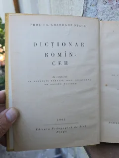 Dictionar romîn-ceh - Prof. Dr. Gheorghe Staca