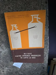 Metode pentru sporirea productiei de lapte la vaci - Ministerul Agriculturii