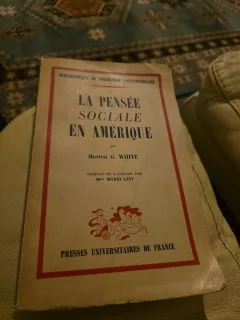 La pensée sociale en Amérique - Morton G. White