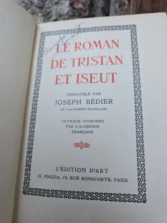 Le roman de Tristan et Iseut - Joseph Bédier, editie bibliofila