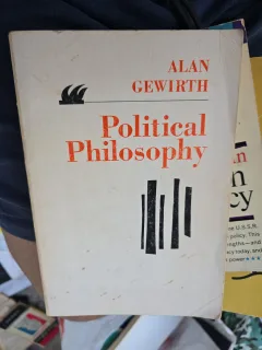 Political Philosophy - Alan Gewirth