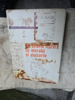 Din istoria luptei cu microbii și virusurile - Nicolae Cajal și Radu Iftimovici, dedicatie ptr Dan Grigorescu