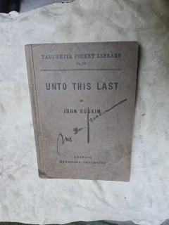 Unto This Last - John Ruskin