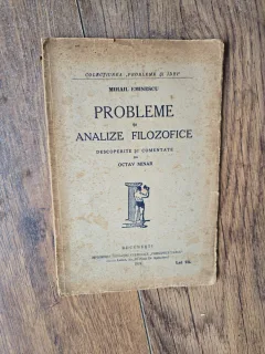 Probleme și analize filozofice - Mihail Eminescu