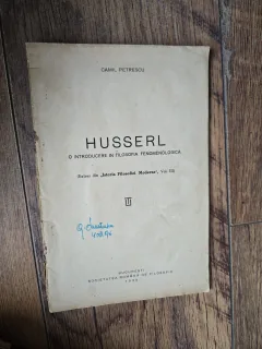Husserl - Camil Petrescu
