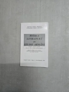 Rivista di LITIRATURĂ shi STUDII ARMÂNI - Tiberius Cunia- Anul 2/nr. 2/1995