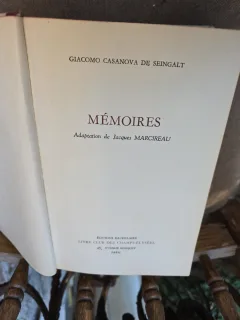 Mémoires - Giacomo Casanova de Seingalt